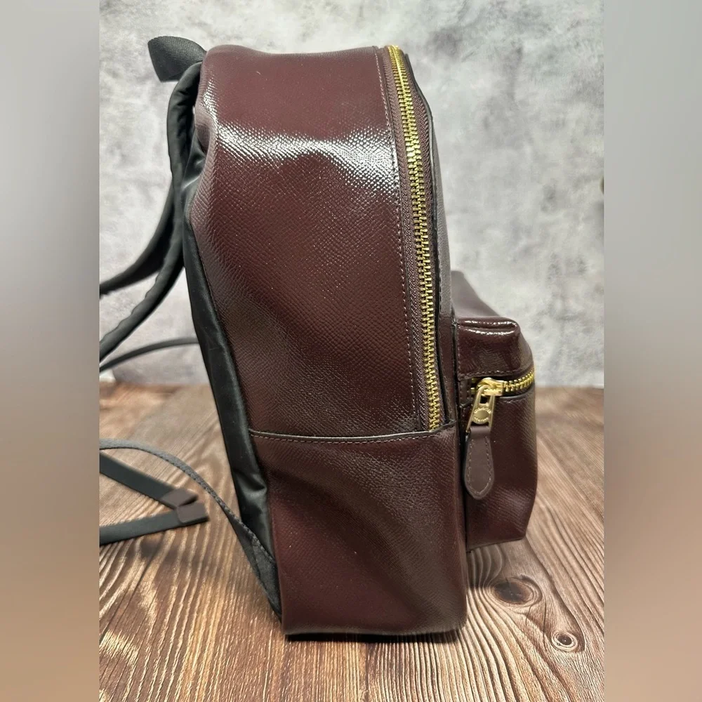 COACH MINI CHARLIE BURGUNDY LEATHER BACKPACK NWOT & coach tag​​​ - Picture 6 of 11